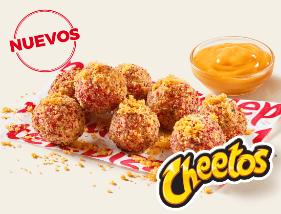 Bombas de Mozzarella x Cheetos